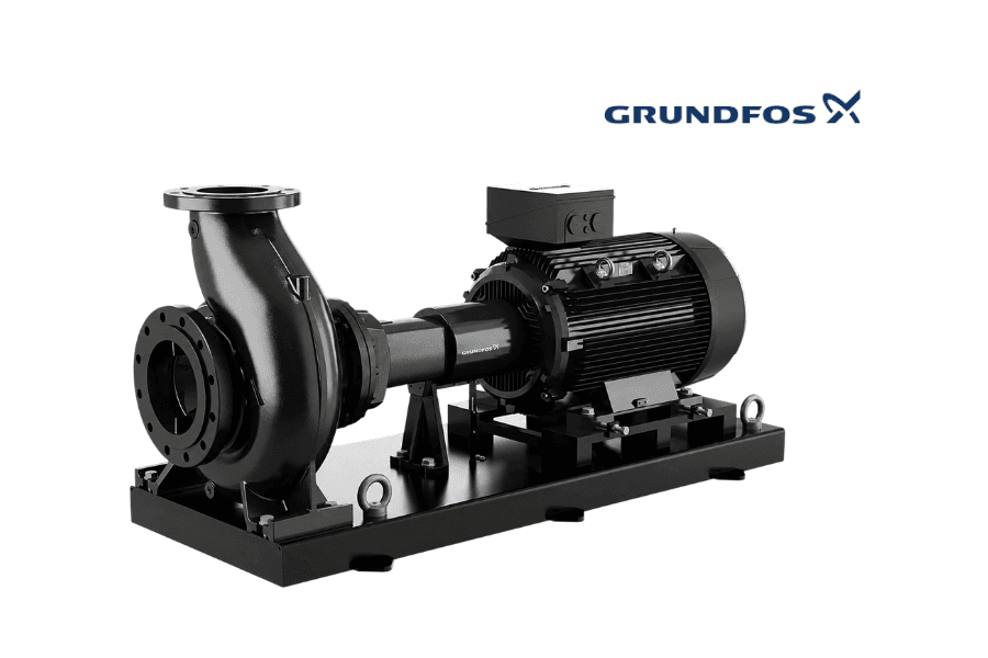 End-Suction Centrifugal Pump with Motor & Base Plate